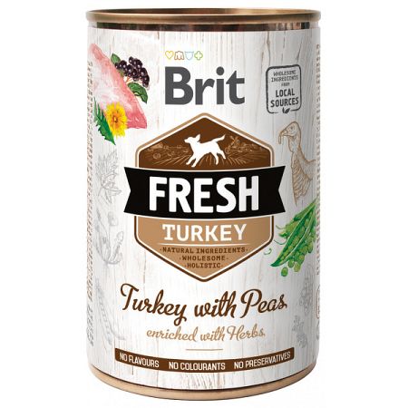 Brit Fresh Turkey with Peas 400 g