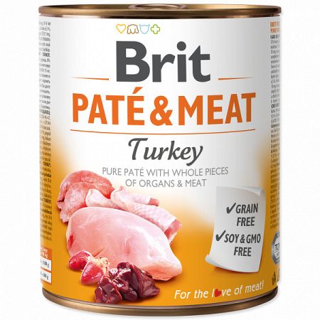 Brit Pate & Meat Turkey 800g