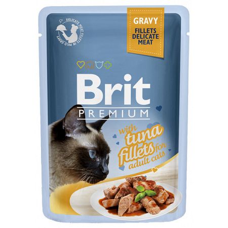 Brit Premium Cat Delicate Filety v šťave s tuniakom 85 g