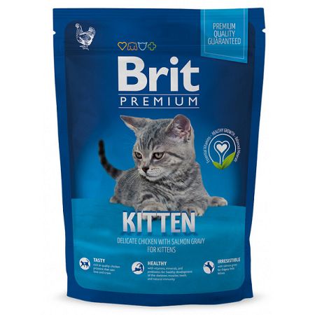 Brit Premium granuly Cat Kitten kura 800 g