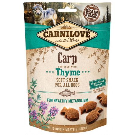 Carnilove Dog Semi Moist Snack carp enriched with thyme 200 g