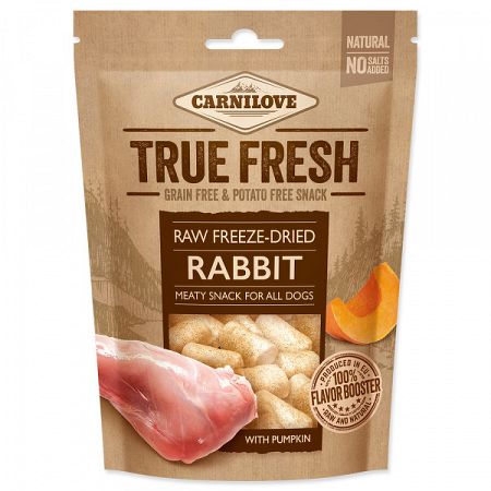 Carnilove pamlsky Raw freeze-dried Rabbit with pumpkin 40g