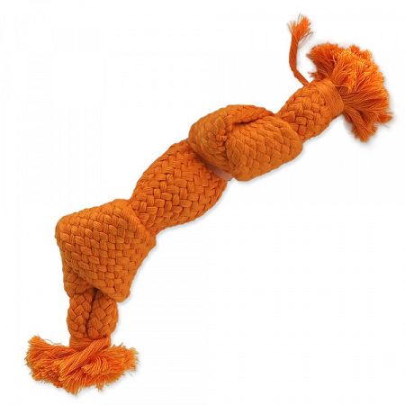 Dog Fantasy uzol pískací 2 knoty 22cm oranžový