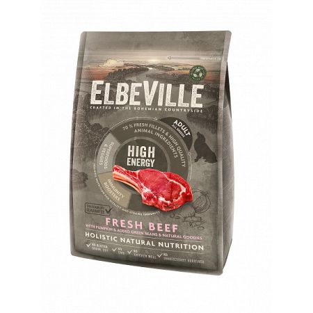 ELBEVILLE granuly Adult All Breeds Fresh Beef High Energy 4kg