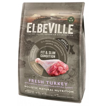 ELBEVILLE granuly Adult Mini Fresh Turkey Fit and Slim Condition 4kg