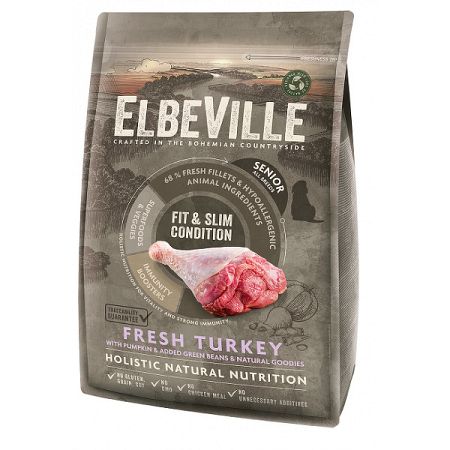 ELBEVILLE granuly Senior All Breeds Fresh Turkey Fit and Slim Condition 4kg