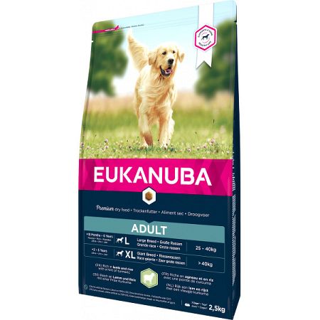 Eukanuba granuly Adult Large Breed jahňa a ryža 2,5kg