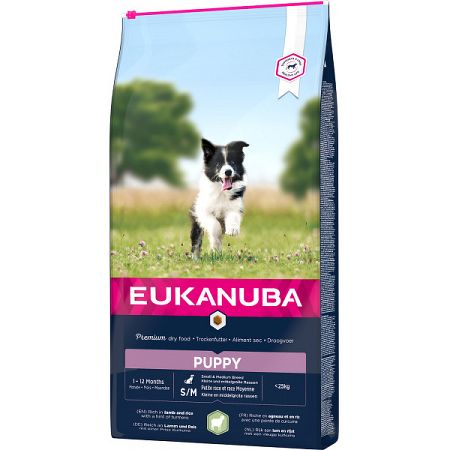 Eukanuba puppy small & medium jahňa 12 kg