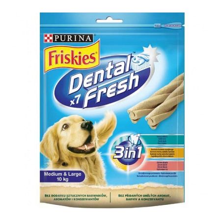 Friskies Dental Fresh pochúťka pre psov 180 g