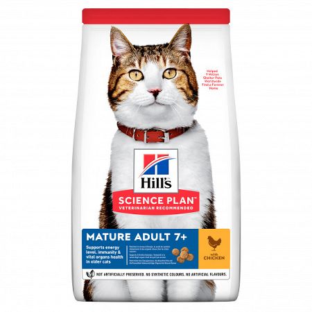 Hill´s Science Plan Feline Mature Adult 7+ Chicken 10kg