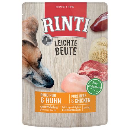 Kaps.Rinti Leichte Beute hovadzie+kura 400g