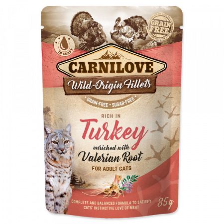 Kapsička Carnilove Cat Pouch morka s valeriánou lekárskou 85 g