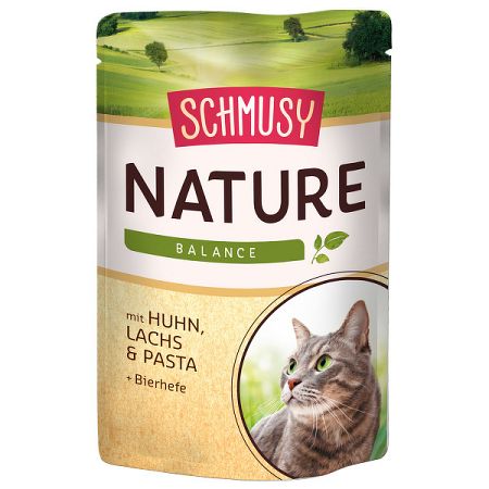 Kapsicka Schmusy Nature´s Menu kura losos 100g