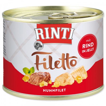 Konz.Rinti Filetto kura+hovadzie v zele 210g