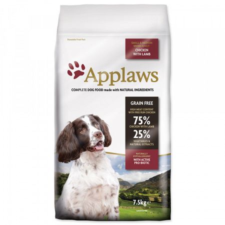 Krmivo Applaws Dog Lamb Small a Medium Adult 7,5 kg