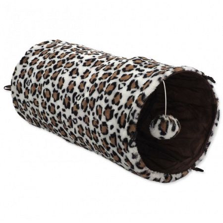 Magic Cat tunel plyš šuštiaci 50 cm vzor leopard