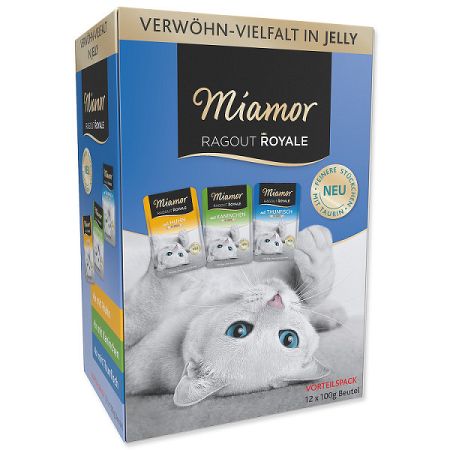 Miamor Ragout Royale kapsičky kura, tuniak, kralik v žele multipack 3 x 4 x 100 g