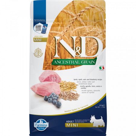 N&D Low Grain dog Adult Mini Lamb & Blueberry 800 g