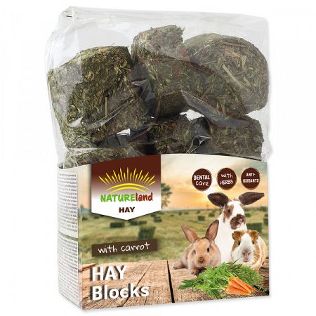 Nature Land Hay Seno bloky s mrkvou 600 g