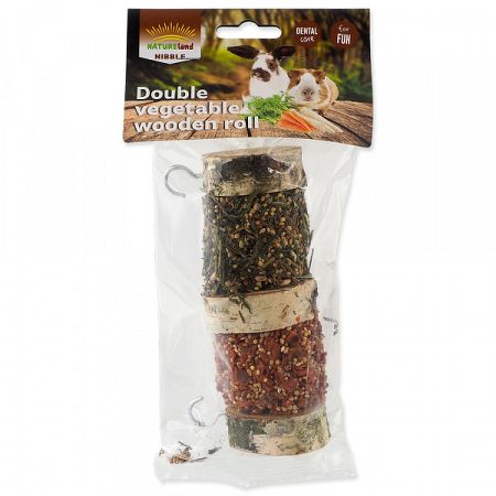 Nature Land Nibble pochúťka valec dva druhy zeleniny 160 g