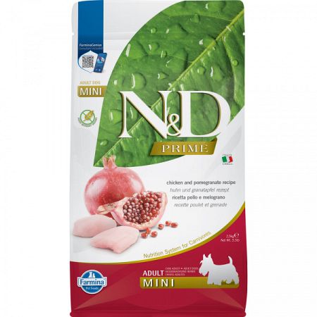 ND Dog Prime Adult Mini kura a granátové jablko 2,5 kg