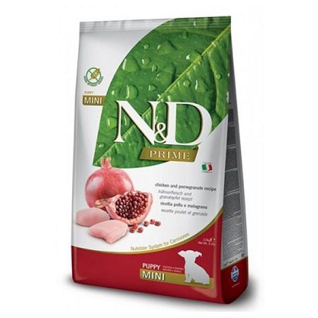 ND Dog Prime Puppy Mini kura a granátové jablko 2,5 kg