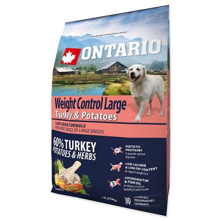 Ontario granuly Large Weight control morka a zemiaky 2,25 kg