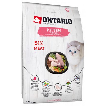 Ontario Kitten kura 6,5kg