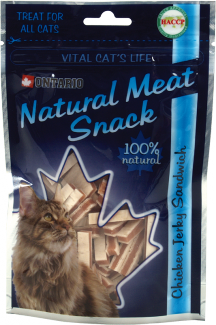 ONTARIO Natural Meat Cat Snack Chicken Jerky Sandwich 70g