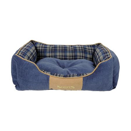 Pelech SCRUFFS Highland Box Bed modrý 60cm