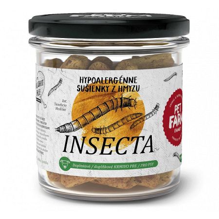 Pet Farm Family dog sušienky insecta múčne červy 110 g