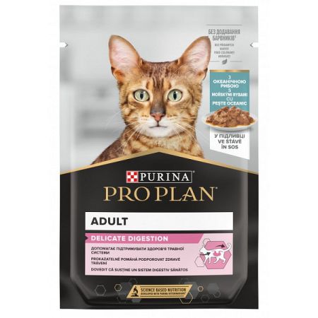 Pro Plan kapsička Cat Delicate morské ryby 85g