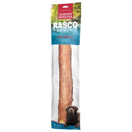 RASCO Premium 41 cm pochúťka pre psy byvolia tyčinka obalená kuracím mäsom 170 g