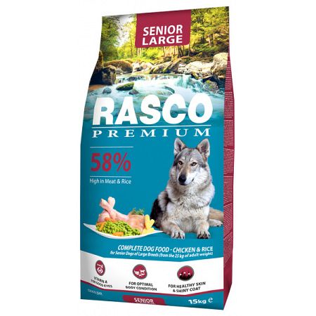 Rasco Premium dog granuly Senior Large 15 kg