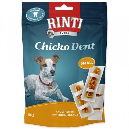 Rinti pochúťka Chicko Dent Small kura 50g