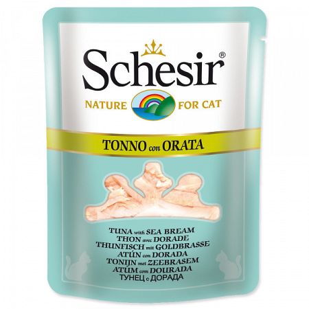 SCHESIR Cat kapsička tuniak+pražma vo vývare 70 g