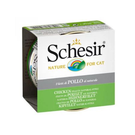 Schesir konzerva pre mačky natural kura 85 g