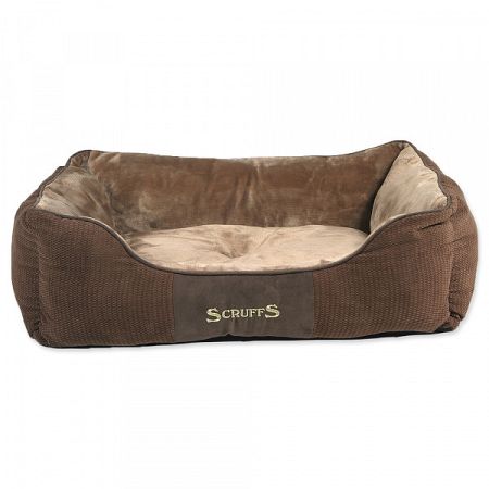 Scruffs Chester Box Bed L 75x60cm cokoladovy