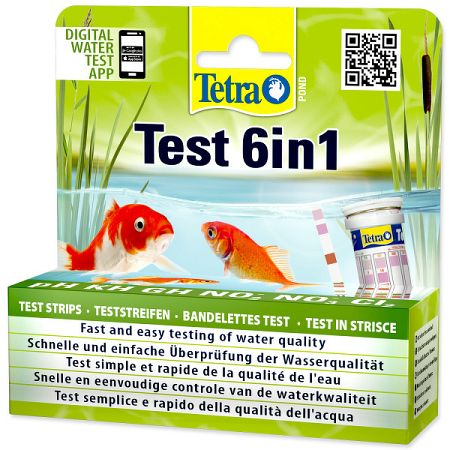 Tetra test pond quick 6 v 1 /ph,kh,gh,no2,no3/