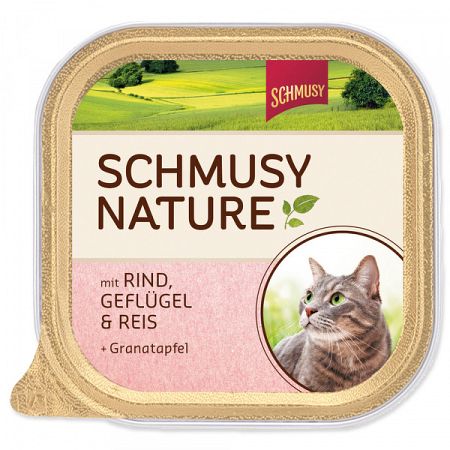 Vanicka Schmusy Nature´s Menu hovadzia hydina 100g