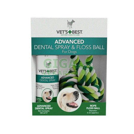 VET´s BEST dentálny sprej pre psy + lano 120 ml