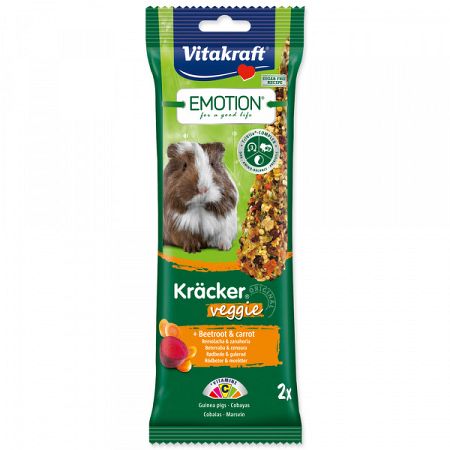 Vitakraft Emotion kracker morča veggie 2ks