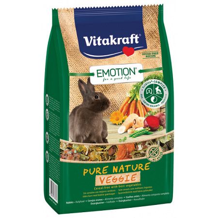 Vitakraft Krmivo Emotion veggie králik 600g