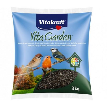 Vitakraft Vita Garden slnečnica čierna 3kg